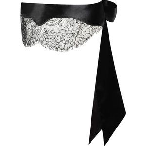 NWT RARE Agent Provocateur Eyelash Lace and Silk Black Eyemask